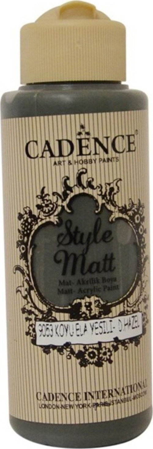 S9053 Koyu Ela Yeşil Mat Akrilik Boya - 120Ml