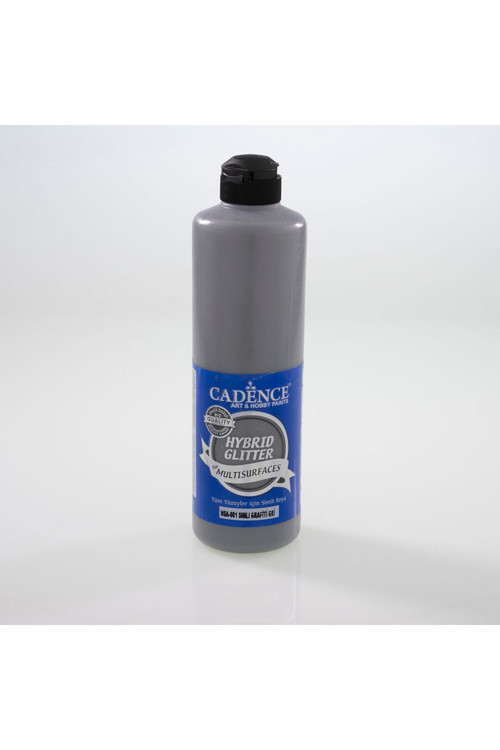 Hybrid Multisurface Altın Simli Akrilik Boya 500 Ml Hsa-081 Grafiti Gri