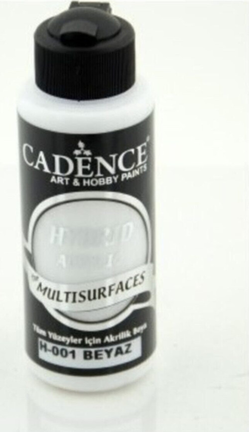 Grimavihobisanat Cadence Multisurface Hibrit Boya H001 Beyaz 120 Ml