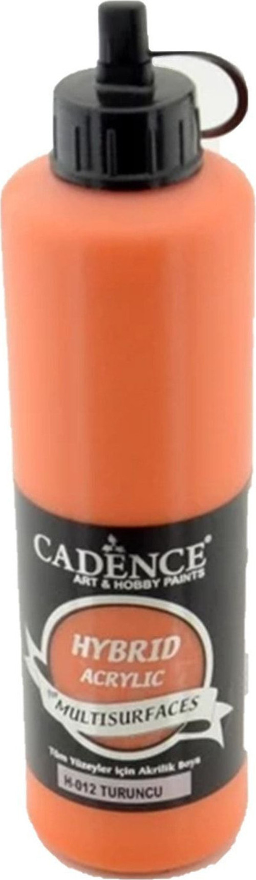 Grimavihobisanat Cadence Boya Hybrid Multisurfaces Akrilik Boya 500Ml H012 Turuncu