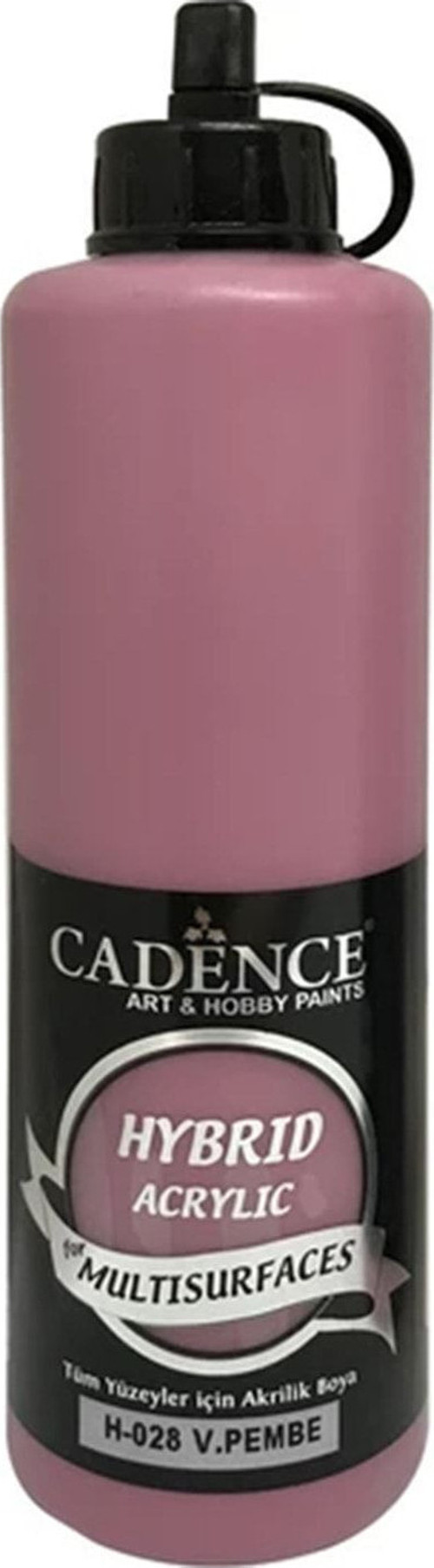 Grimavihobisanat Cadence Boya Hybrid Multisurfaces Akrilik Boya 500Ml H028 V. Pembe