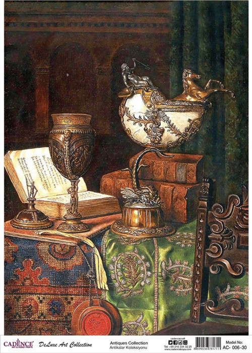 Ac 06 Antikalar Koleksiyonu Pirinç Dekopaj 30X42