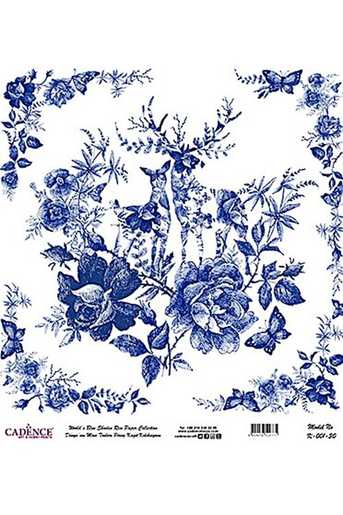 Geyik Desen Pirinç Dekopaj - K001