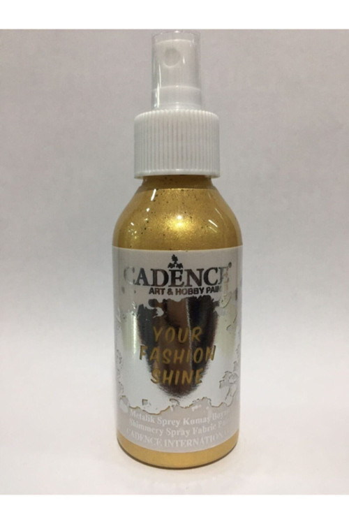 Altın Metalik Fashion Kumaş Sprey Boya 100Ml 1101
