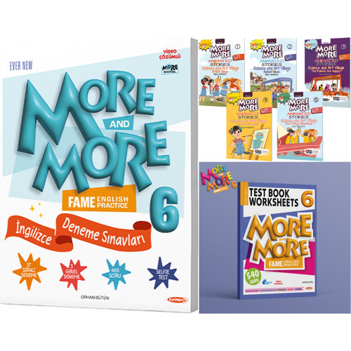 Kurmay Elt 2027 6. Sınıf Animated Stories - Selfie Deneme - Test Book Seti 7 Kitap Maarif Model