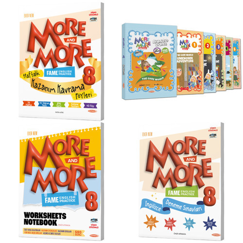 Kurmay Elt 2027 8. Sınıf Lgs Haftalık Föy - Hikaye - Worksheets Notebook - Selfie Deneme Seti 7 Kitap + 40 Föy