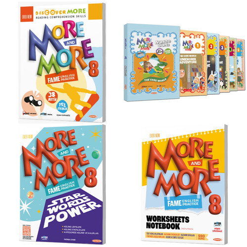 Kurmay Elt 2027 8. Sınıf Lgs Discover Reading - Hikaye - Star Words Power - Worksheets Notebook Seti 8 Kitap