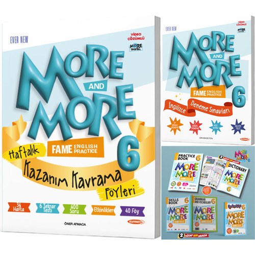 Kurmay Elt 2027 6. Sınıf Haftalık Föy - Selfie Deneme - Practice Book Seti 4 Kitap + 40 Föy Maarif Model