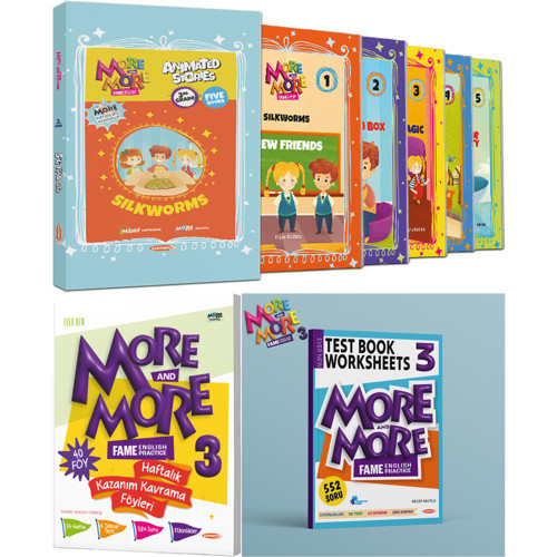 Kurmay Elt 2027 3. Sınıf Haftalık Föy - Test Book - Hikaye Seti 6 Kitap + 40 Föy Maarif Model