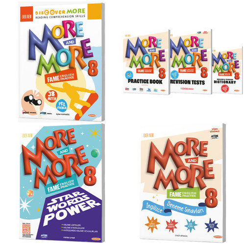 Kurmay Elt 2027 8. Sınıf Lgs Discover Reading - Practice Book - Star Words Power - Selfie Deneme Seti 6 Kitap