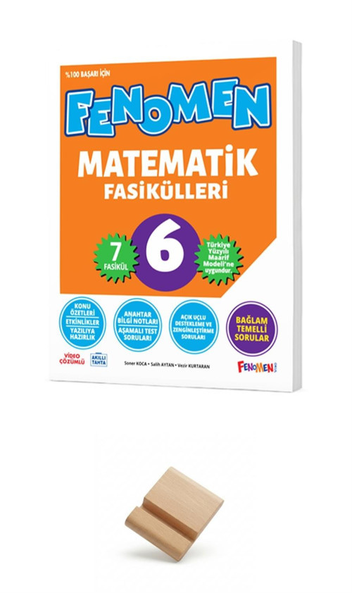 Fenomen 6. Sınıf Maarif Matematik Fasikül Soru Bankası + Telefon Standı
