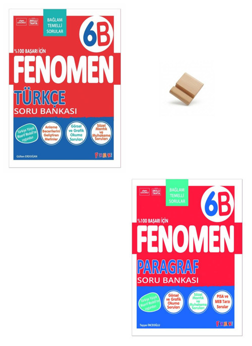 Fenomen 6. Sınıf Maarif 6B Serisi Türkçe ve Paragraf Soru Bankası + Telefon Standı
