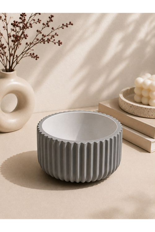Silva - Dekoratif Beton Saksı
