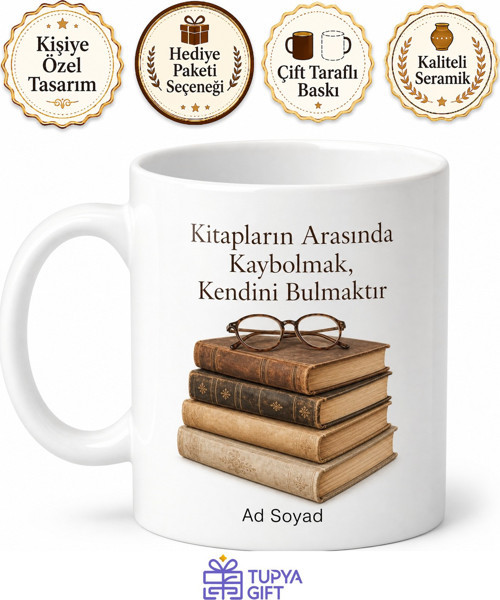 Kütüphanecilik Haftası Kitap Rafları Arasında Kaybolanlara Kupa Bardak Hediye