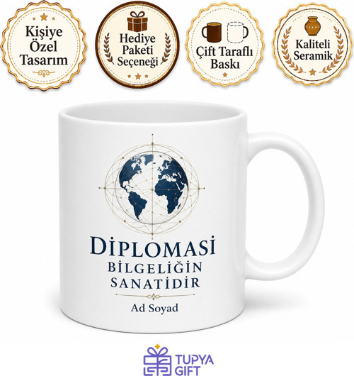 Siyaset Bilimci Seçim Analizi Diplomasi Uluslararası İlişkiler Kupa Bardak Hediye