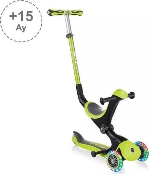 Scooter Go Up Deluxe Işıklı Teker - Yeşil
