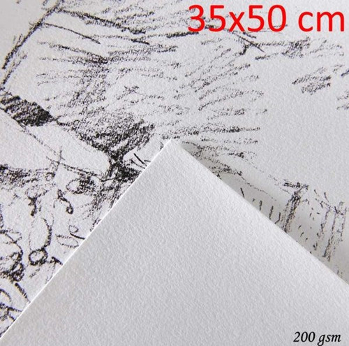 1557 Dessin JA Beyaz Resim/Çizim Kağıdı 200 gr. 35x50 cm. 10 Adet