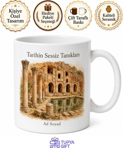 Niğde Gümüşler Manastırı Tyana Antik Kenti Roma Havuzu Kupa Bardak Hediye