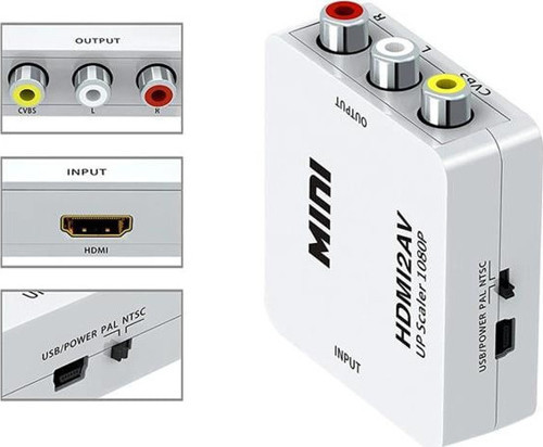 G-573O HDMI To RCA Mini Model 1920x1080 Çevirici Konvertör