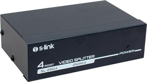 SL-2504 4 PORT 250 Mhz Monitör Çoklayıcı Vga Splitter Dağıtıcı