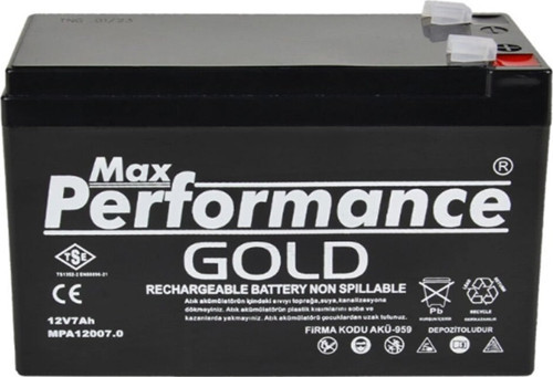 Gold 12V 7.0 Ah Bakımsız Kuru Akü