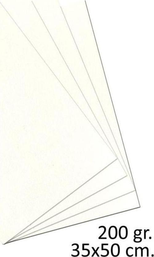 Teknik Resim Kağıdı 200 gr. 35x50 cm. 10 Adet