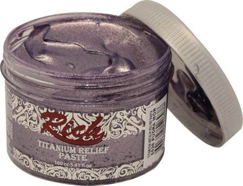 Titanium Metalik Rölyef Pasta 160 cc 5526 PUDRA MOR