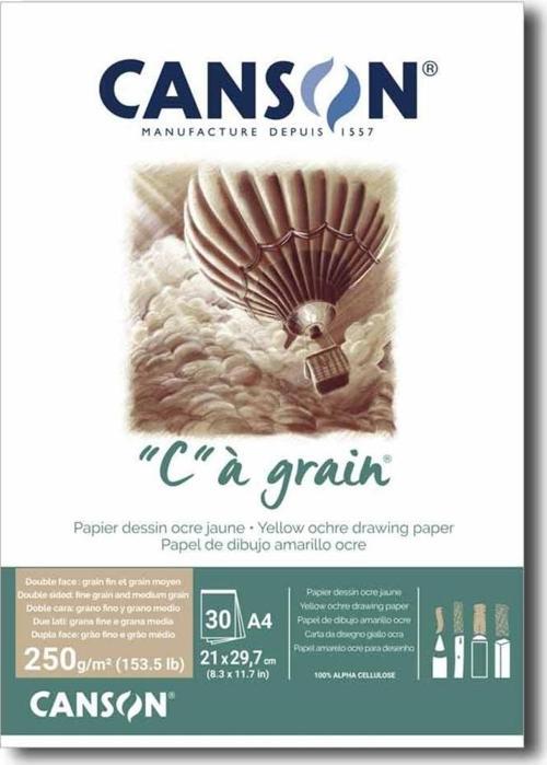 Ca Grain Toprak Renkli Çizim Defteri 250 gr. A4 30 yp.