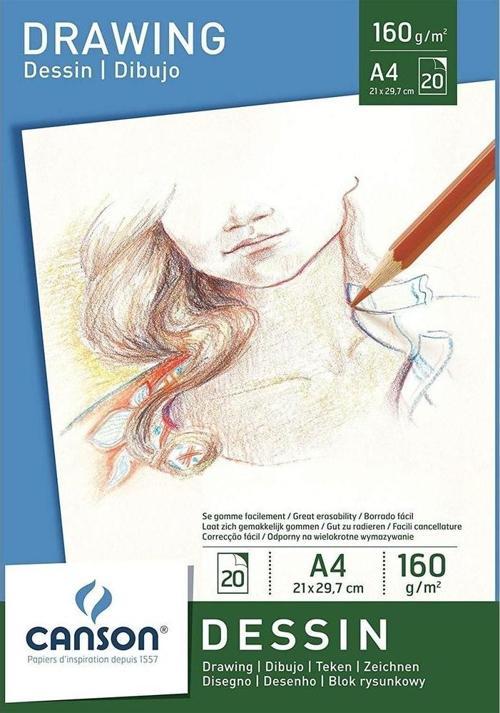 Dessin - Drawing Çizim Blok 160 gr. A4 20 yp.