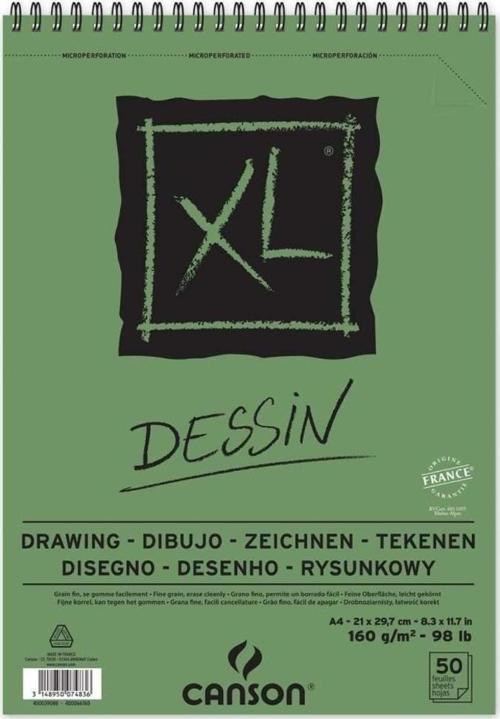 XL Dessin Çizim Defteri 160 gr. A4 50 yp.