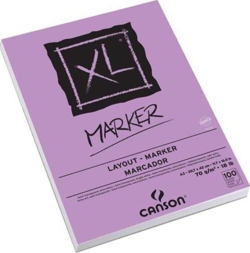 XL Marker Pad A3 70 gr. 100 Sayfa