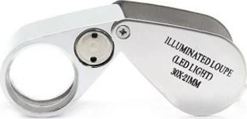 Kontrol, Için Özel Kutulu Metal Işıklı Lup 30x21