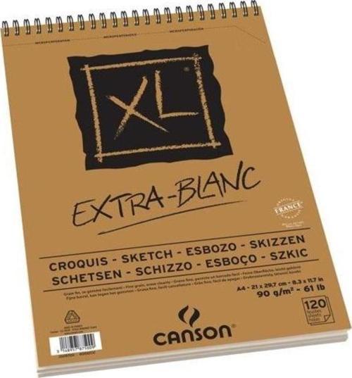 XL Ekstra Beyaz Eskiz Defteri 90 gr. A4 120 Sayfa