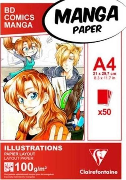 Manga Markör Blok A4 100 gr 50 yp
