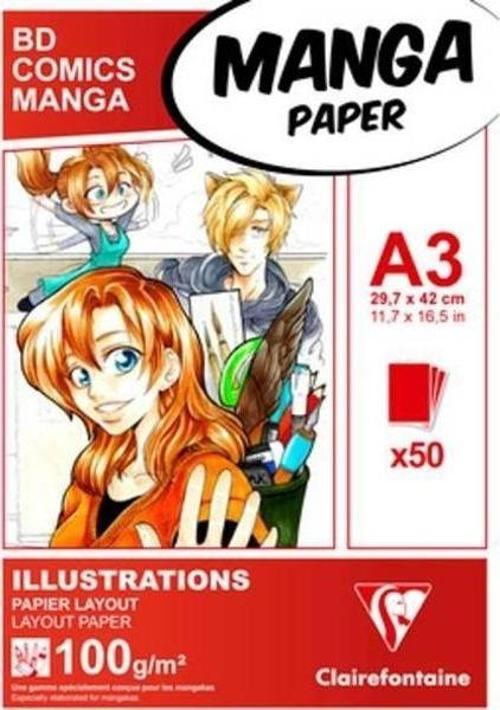 Manga Markör Blok A3 100 gr 50 yp