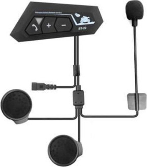Bt22 Kask Kulaklık Bluetooth Motosiklet Kulaklık 5.0 Bluetooth Interkom Motorsiklet Kulaklık