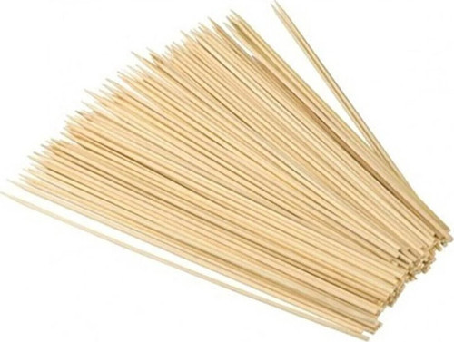 Ahşap Çöp Şiş Çubuğu 25 Cm - 50 Adet mudanis