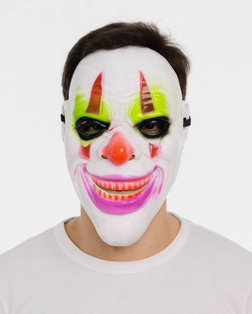 Delirten Gülüş Palyaço Temalı Joker Maskesi