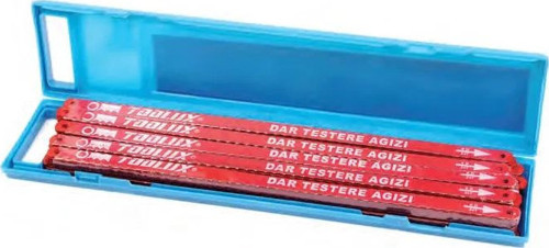 Dar Demir Testere Ağzı Çift Taraflı - 5 Adet
