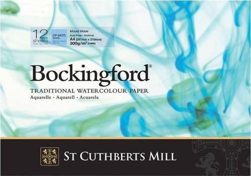 Bockingford Suluboya Blok Cold Pres 300 gr 297x210mm (A4) 12 yp
