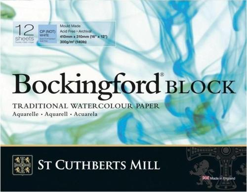 Bockingford Suluboya Blok Cold Pres 300 gr 410x310mm 12 yp