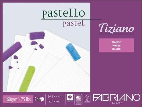 Tiziano Pastel Blok 160 gr 30,5x41 cm 24 yp BEYAZ