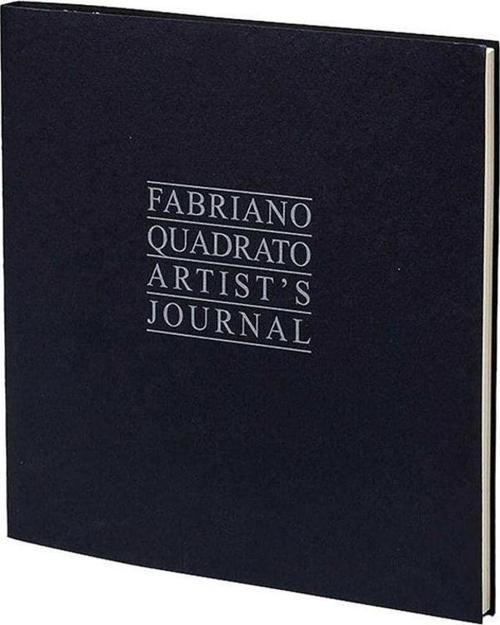 Quadrato Artist's Journal Yazı ve Çizim Defteri 90 gr. 23x23 cm. 96 yp. 4 Renk Kağıt Siyah Kapak