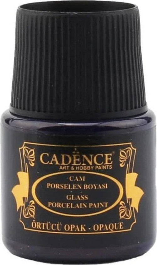 Cam ve Seramik Boyası 45ml Opak 002 Siyah