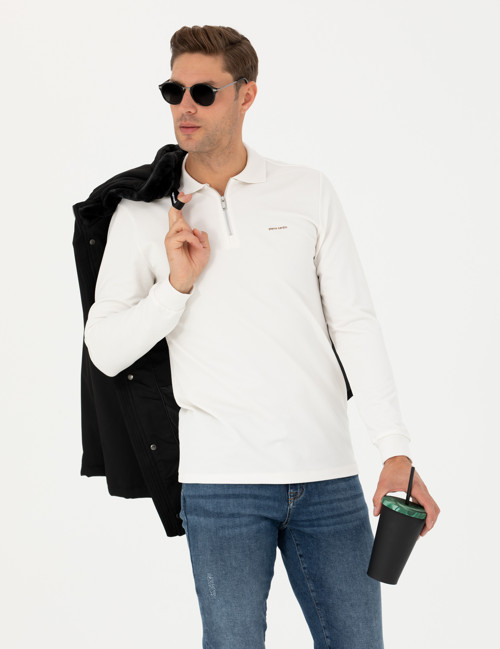 Ekru Regular Fit Sweatshirt 50273897-VR019