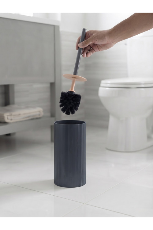 Liza Kapaklı WC Banyo Fırçası - Tuvalet Fırçası Wc Fırçası Klozet Fırçası