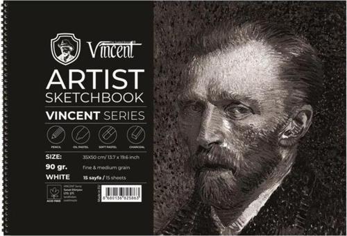 Artist Sketchbook White 90 gr 35x50 cm 15 Sayfa