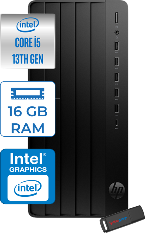 Pro Tower 290 G9 Intel® Core™ I5-13500 16GB 4tb SSD Intel® UHD Graphics 770 WIN11PRO Mini Tower Masaüstü Bilgisayar 623Y0ETP05+ZETTAUSBBELLEK