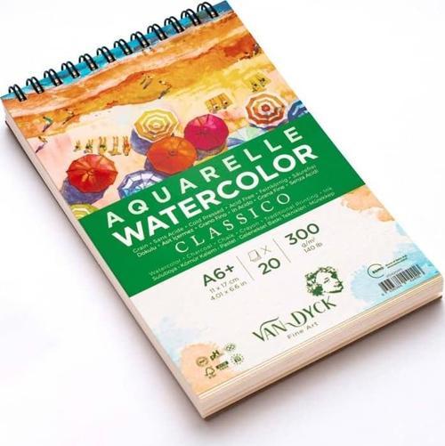 Classico Cold Press Dokulu Sulu Boya Blok 300 gr 20 yp 11x17 cm