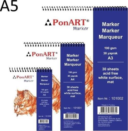 Marker Pad A5 190 gr. 30 yp.